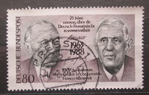 Poštovní známka Nìmecko 1988 Francouzsko-nìmecká spolupráce Mi# 1351