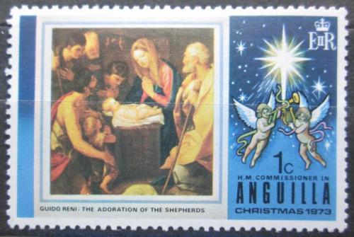 Poštovní známka Anguilla 1973 Vánoce, umìní, Guido Reni Mi# 180