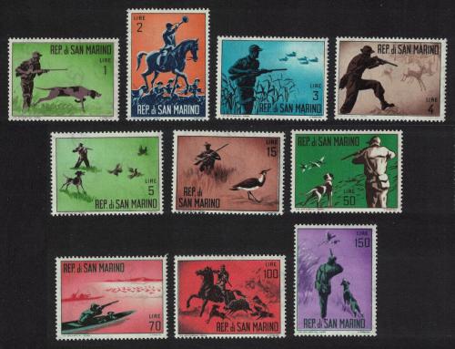Poštovní známky San Marino 1962 Lov Mi# 739-48