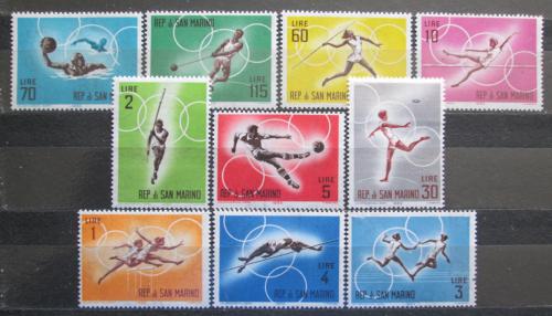 Poštovní známky San Marino 1963 LOH Tokio Mi# 782-91