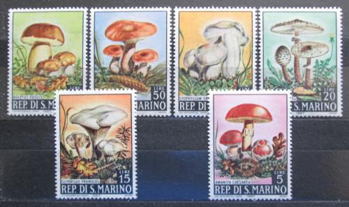 Poštovní známky San Marino 1967 Houby Mi# 891-96