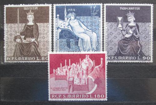 Poštovní známky San Marino 1969 Fresky Mi# 921-24