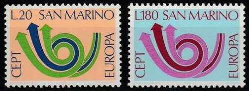 Poštovní známky San Marino 1973 Evropa CEPT Mi# 1029-30