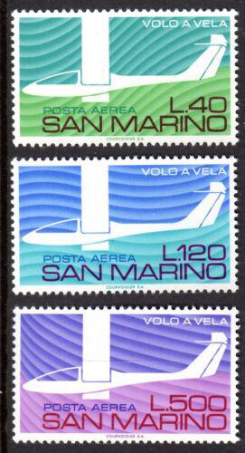 Poštovní známky San Marino 1974 Bezmotorové létání Mi# 1077-79