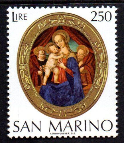 Poštovní známka San Marino 1974 Vánoce, Panna Marie Mi# 1082