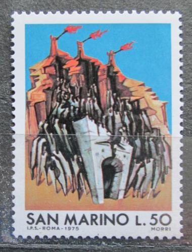 Poštovní známka San Marino 1975 Poskytnutí ochrany uprchlíkùm Mi# 1087
