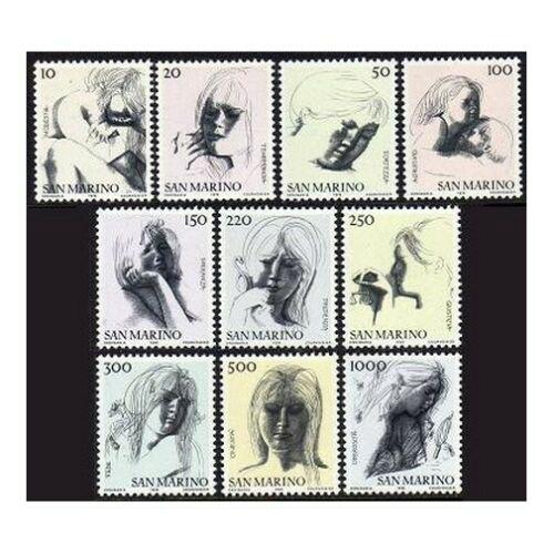 Poštovní známky San Marino 1976 Grafika, Emilio Greco Mi# 1105-14