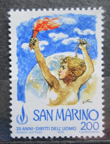 Poštovní známka San Marino 1978 Deklarace lidských práv, 30. výroèí Mi# 1168