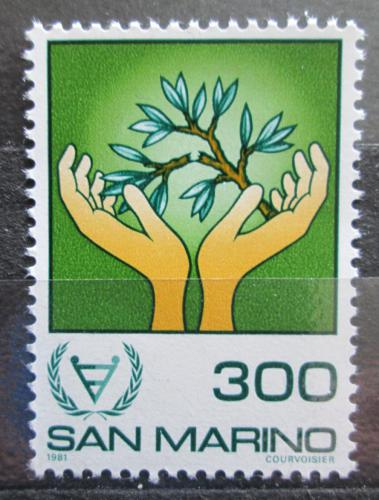 Poštovní známka San Marino 1981 Mezinárodní rok postižených Mi# 1229