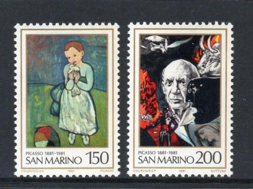Poštovní známky San Marino 1981 Umìní Mi# 1242-43