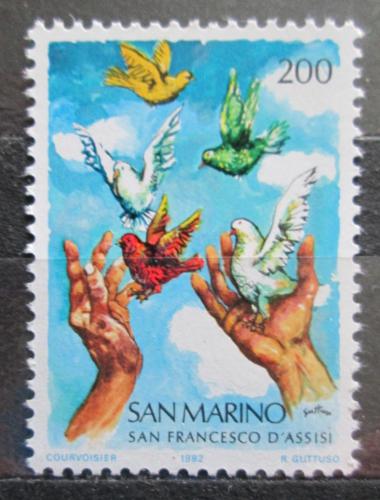 Poštovní známka San Marino 1982 František z Assisi Mi# 1263