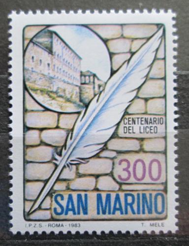 Poštovní známka San Marino 1983 Gymnázium, 100. výroèí Mi# 1277