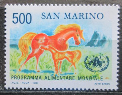 Poštovní známka San Marino 1983 Svìtový potravinový program Mi# 1287