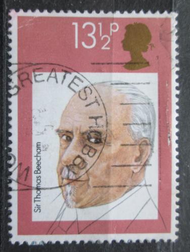 Poštovní známka Velká Británie 1980 Thomas Beecham, dirigent Mi# 847