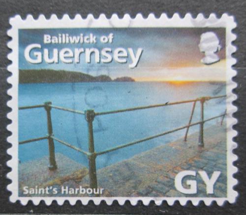 Potovn znmka Guernsey 2008 Pstav Saints Bay Mi# 1198