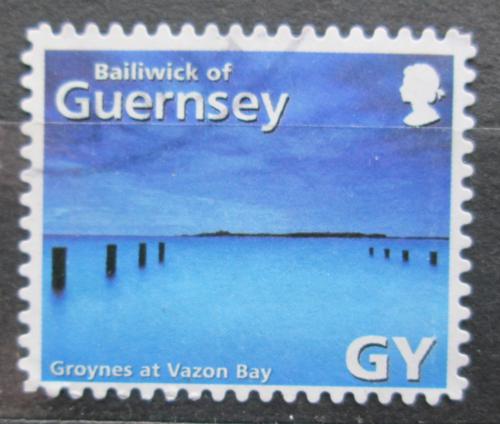Potovn znmka Guernsey 2008 Zliv Vazon Mi# 1200