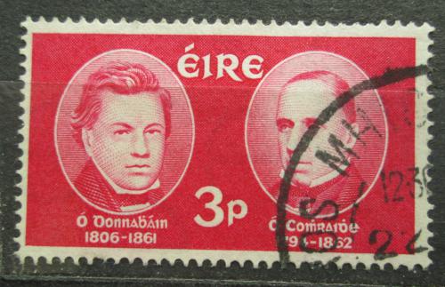 Potovn znmka Irsko 1962 John ODonovan a Eugene OCurry Mi# 153 