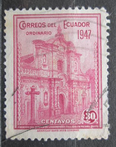 Potovn znmka Ekvdor 1947 Kostel v Quitu Mi# 629