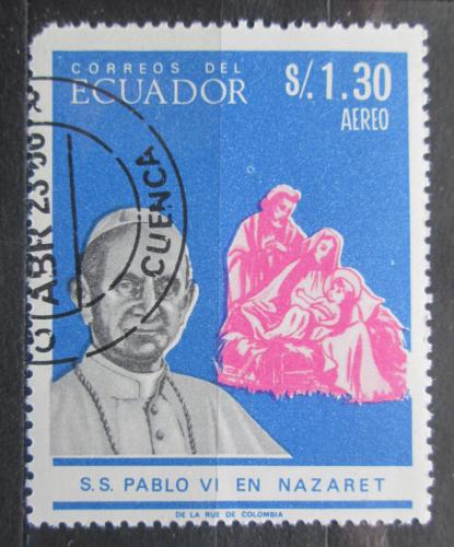Poštovní známka Ekvádor 1966 Papež Pavel VI. Mi# 1243