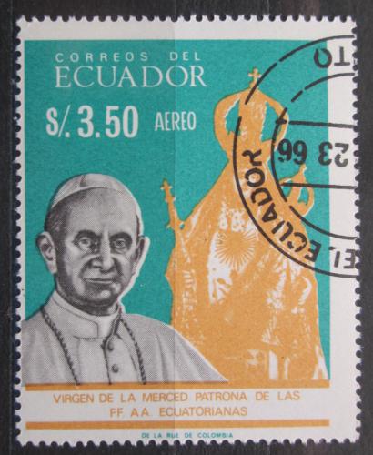 Poštovní známka Ekvádor 1966 Papež Pavel VI. Mi# 1244