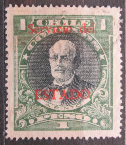 Poštovní známka Chile 1928 Prezident F. A. Pinto, služební Mi# 27