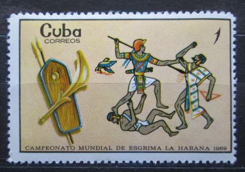 Poštovní známka Kuba 1969 Boj ve Starém Egyptu Mi# 1508