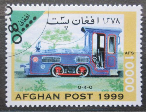 Potovn znmka Afghanistn 1999 Dieselov lokomotiva Mi# 1849