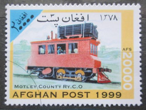 Potovn znmka Afghanistn 1999 Dieselov lokomotiva Mi# 1850 