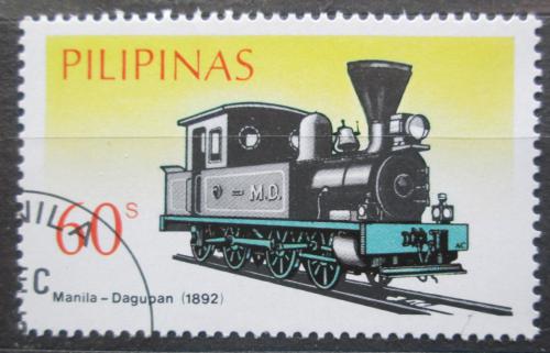 Potovn znmka Filipny 1984 Parn lokomotiva Mi# 1639