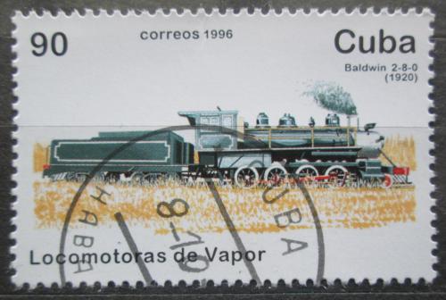 Poštovní známka Kuba 1996 Parní lokomotiva Mi# 3950