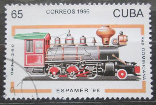 Poštovní známka Kuba 1996 Parní lokomotiva Mi# 3979