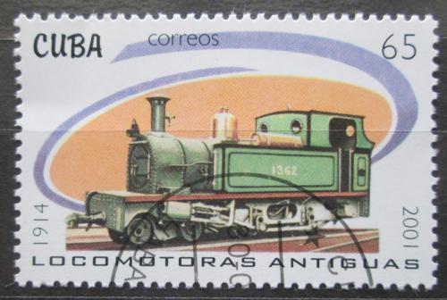 Poštovní známka Kuba 2001 Parní lokomotiva Mi# 4341