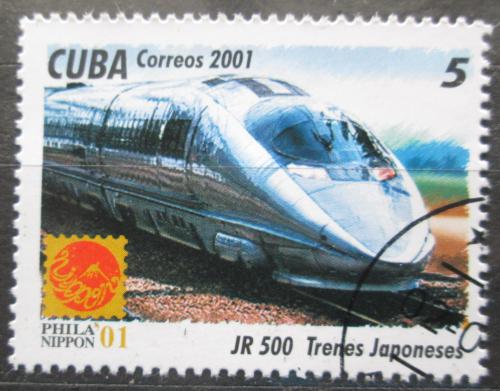 Poštovní známka Kuba 2001 Moderní lokomotiva Mi# 4359