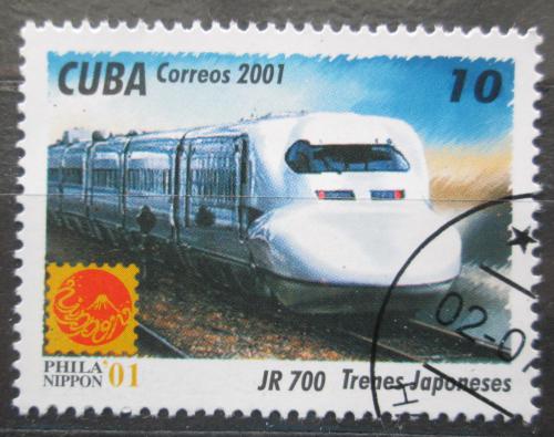 Poštovní známka Kuba 2001 Moderní lokomotiva Mi# 4360