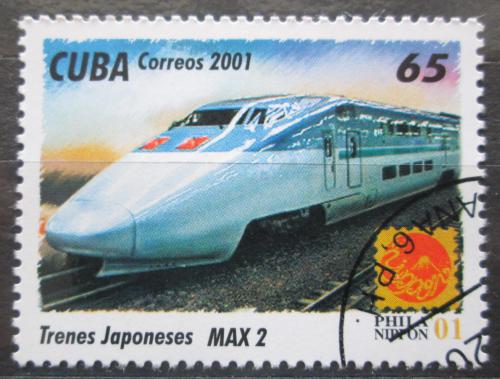 Poštovní známka Kuba 2001 Moderní lokomotiva Mi# 4362