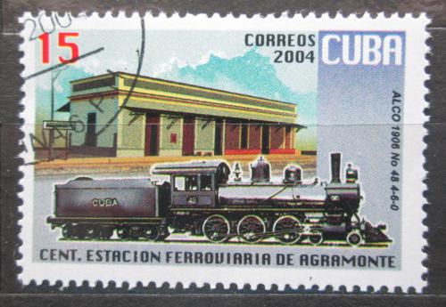 Poštovní známka Kuba 2004 Parní lokomotiva Mi# 4644