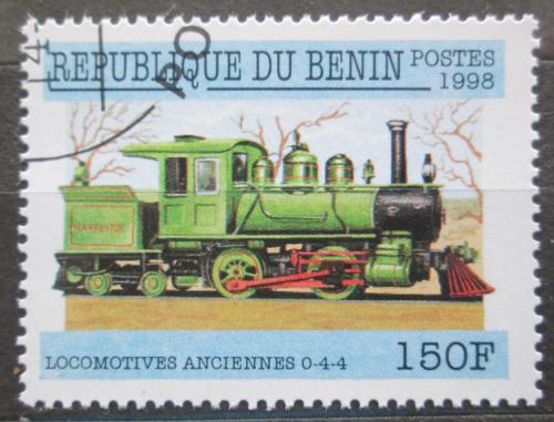 Poštovní známka Benin 1998 Parní lokomotiva Mi# 1025