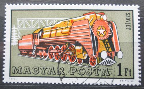 Potovn znmka Maarsko 1972 Sovtsk lokomotiva Mi# 2733