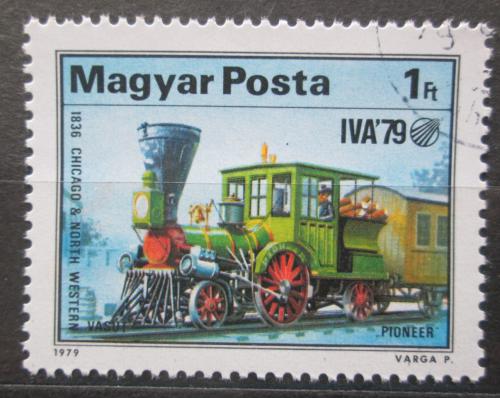 Poštovní známka Maïarsko 1979 Parní lokomotiva Mi# 3345