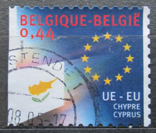 Potovn znmka Belgie 2004 Vlajka Kypru Mi# 3342
