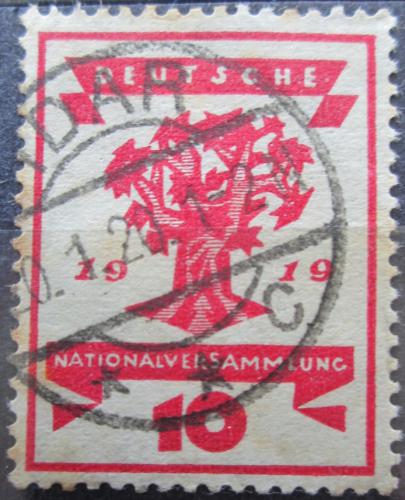 Poštovní známka Nìmecko 1919 Strom Mi# 107