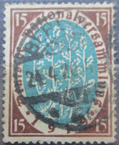Poštovní známka Nìmecko 1919 Strom Mi# 108 