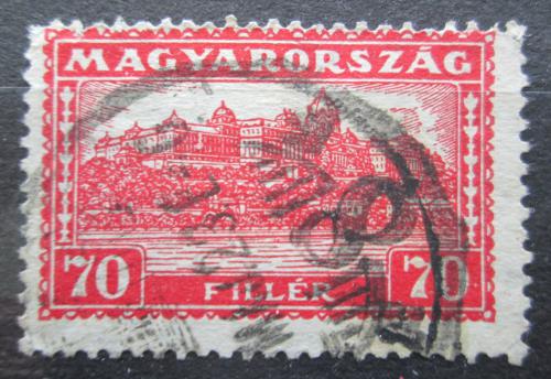 Poštovní známka Maïarsko 1927 Královský hrad v Budapešti Mi# 426