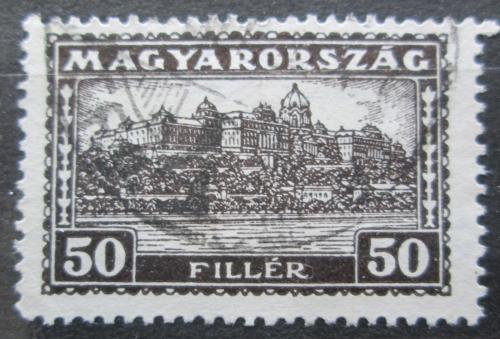 Poštovní známka Maïarsko 1927 Královský hrad v Budapešti Mi# 425