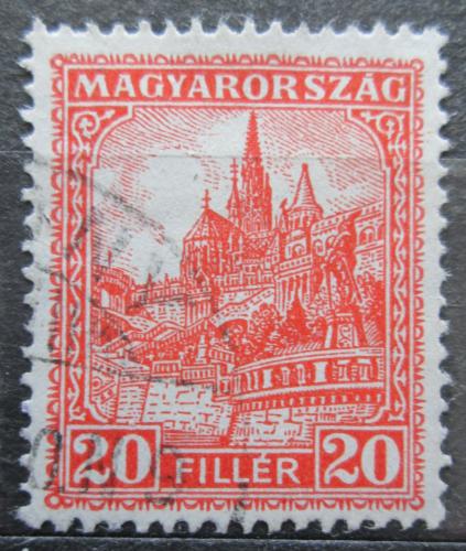 Poštovní známka Maïarsko 1926 Rybáøská bašta v Budapešti Mi# 419