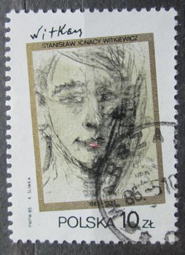 Poštovní známka Polsko 1985 Umìní, Stanis³aw Ignacy Witkiewicz Mi# 3009