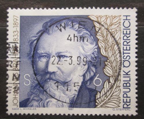 Poštovní známka Rakousko 1997 Johannes Brahms Mi# 2218