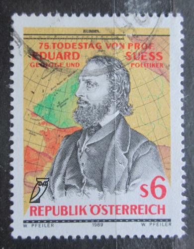 Poštovní známka Rakousko 1989 Eduard Suess, geolog Mi# 1951