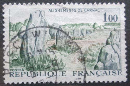 Potovn znmka Francie 1965 Megalitick ady v Carnacu Mi# 1519 