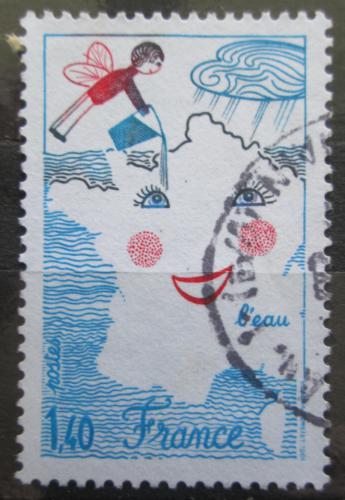 Potovn znmka Francie 1981 Dtsk kresba Mi# 2250